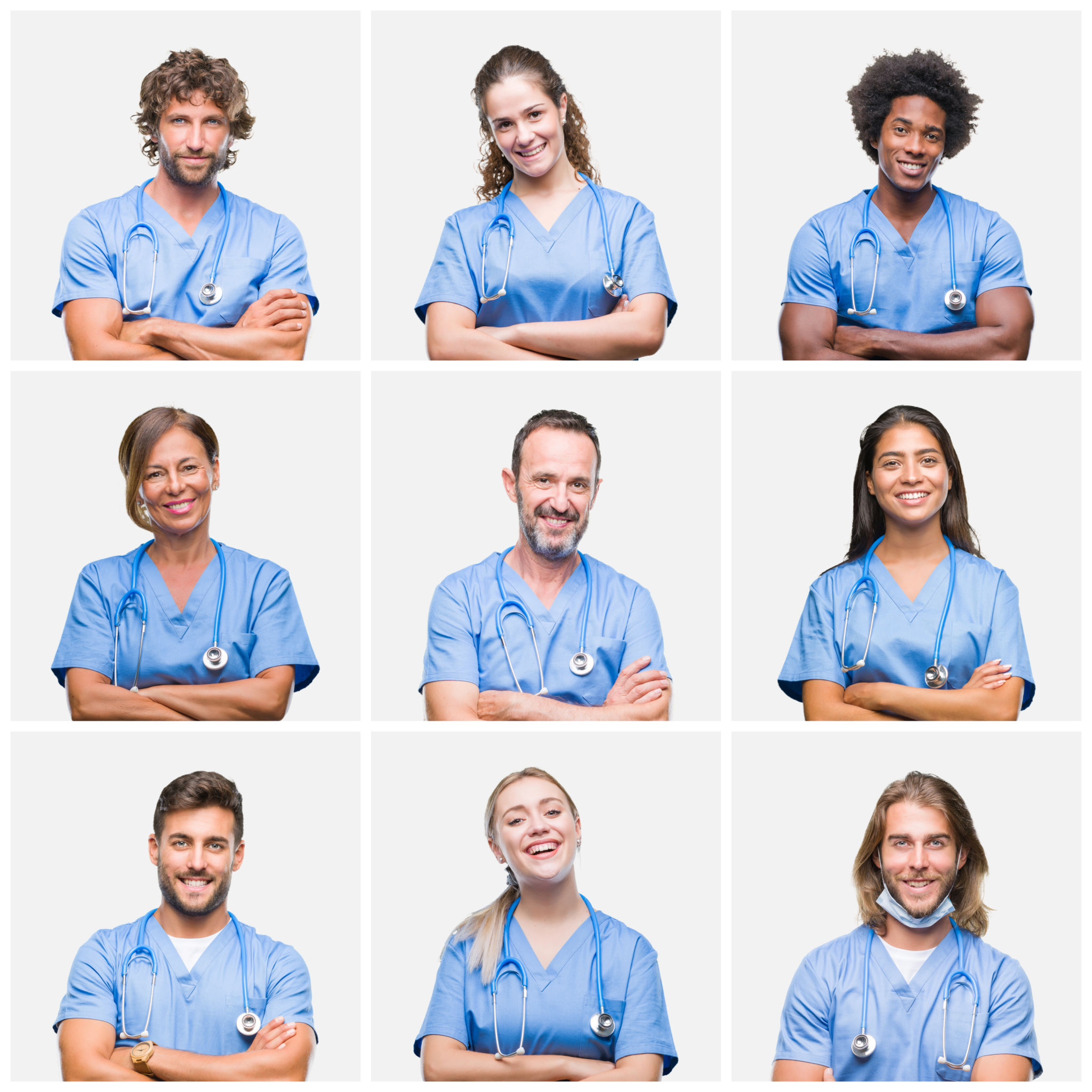 Healthcare team portrait representing therapy support